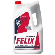 Антифриз FELIX CARBOX G12+ (красный), в п/э кан. 5 кг